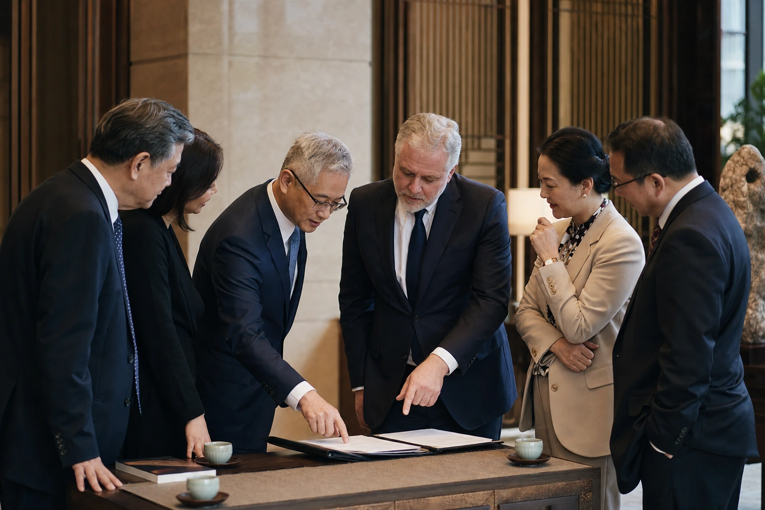 华泰会与国际商务机构代表交流